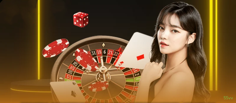 Roleta e blackjack 55vv